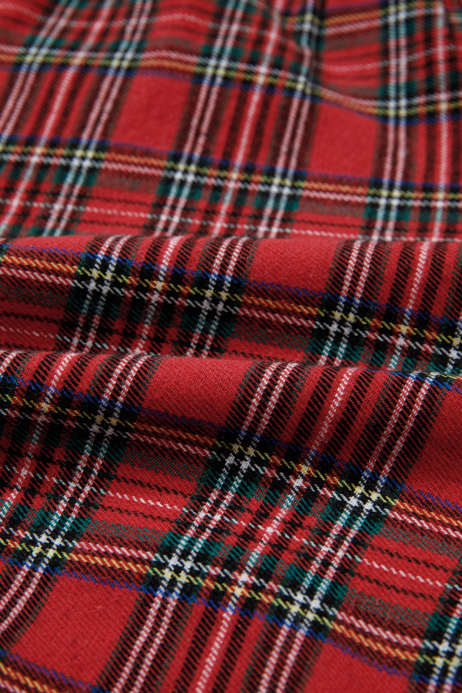 Cozy Merry Lounge Set, Women's Red Plaid Shorts And Top - Detail View 18