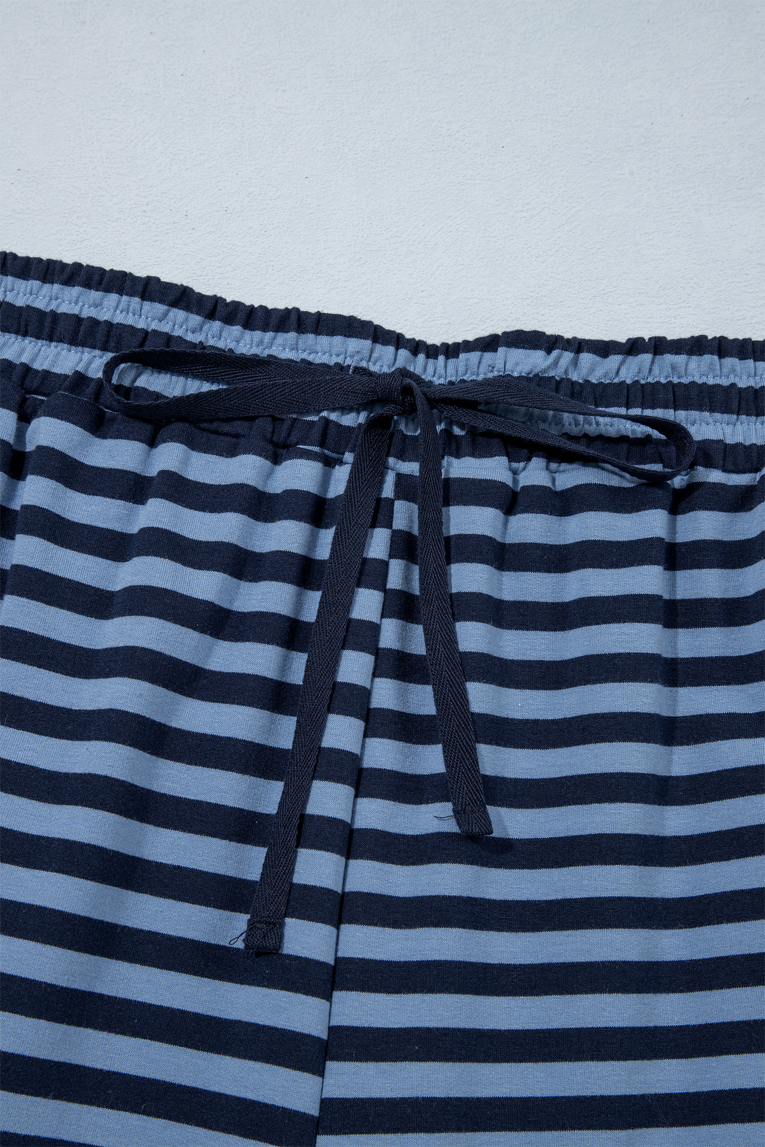Cotton Lounge Pants Set, Women's Casual Striped Sleepwear - Detail View 15