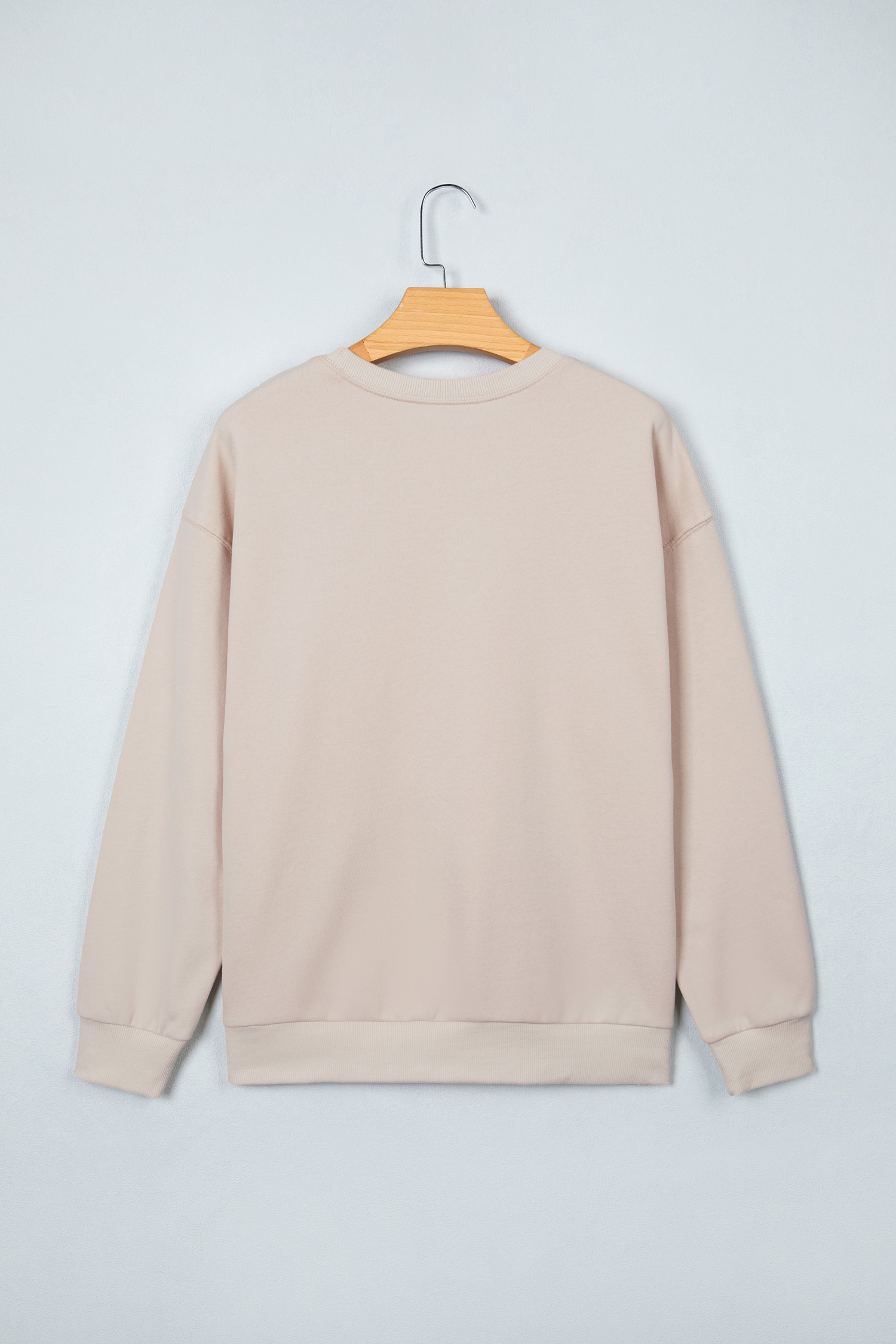 Horse Print Graphic Pullover, Oversized Western Women Top - Detail View 2