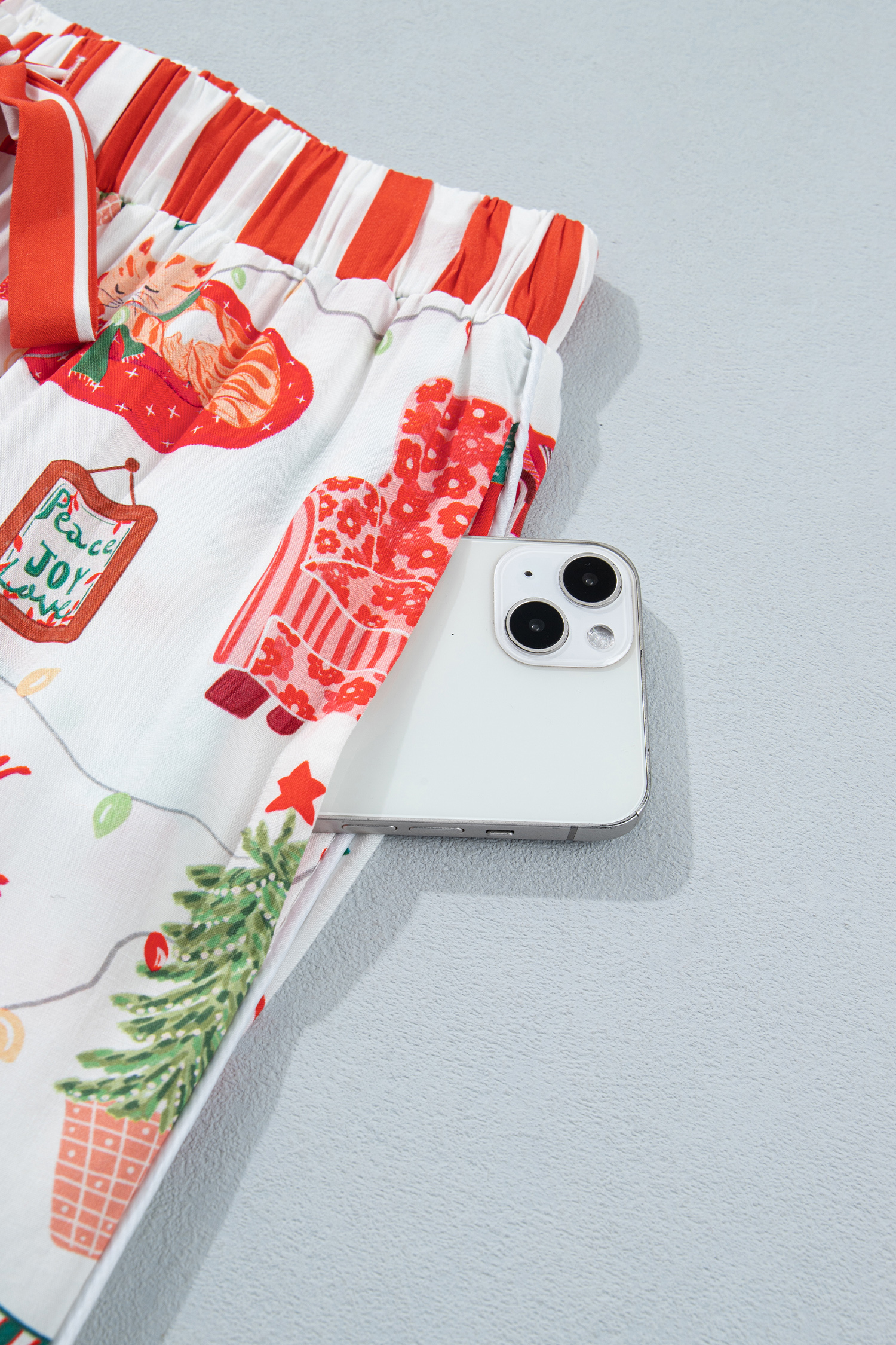 Women's Christmas Pajama Set, Festive Long Sleeve Lounge - Detail View 13