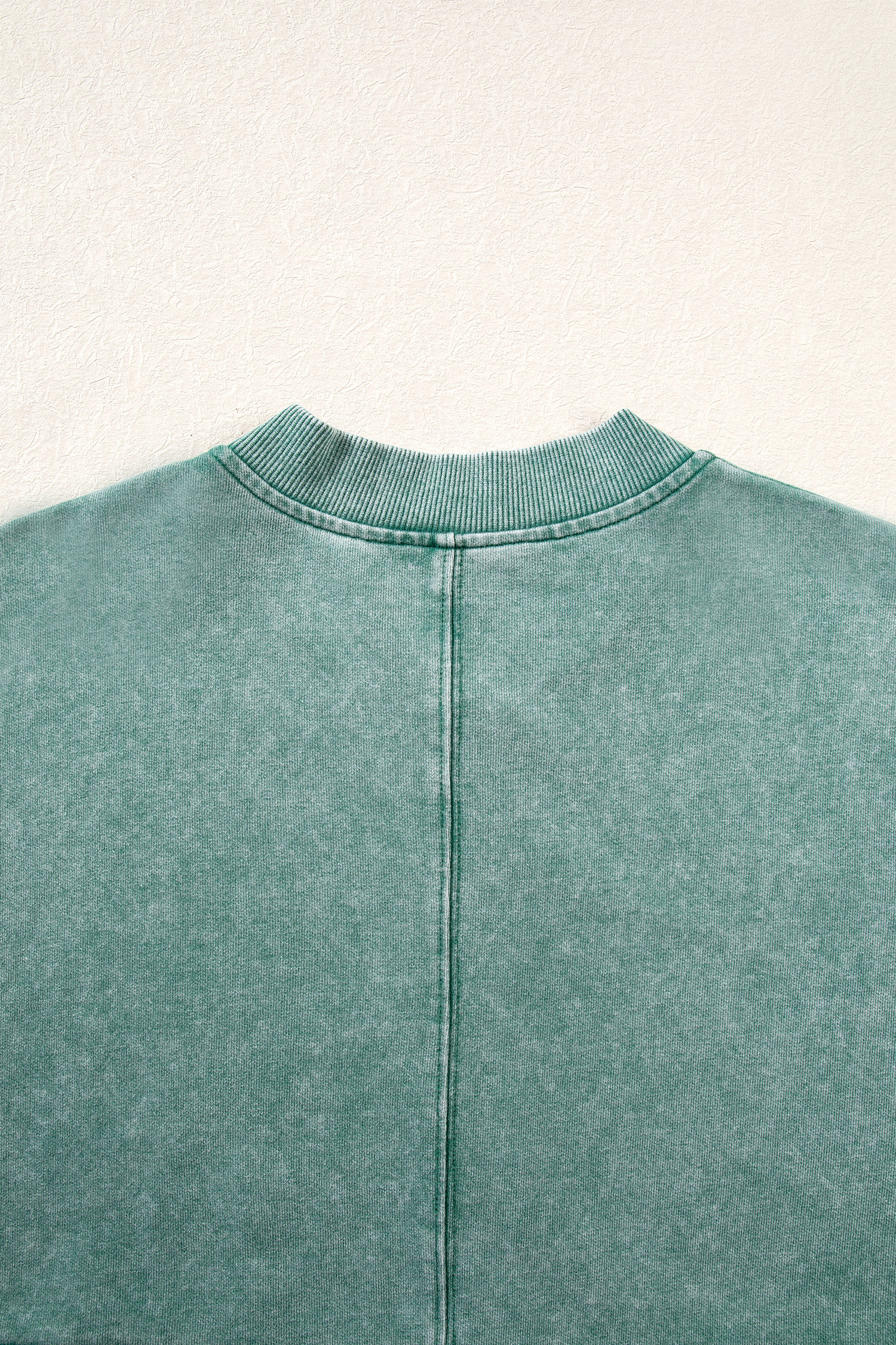 Mineral Wash Bomber Jacket, Trendy Women's Fall Sweatshirt - Detail View 11