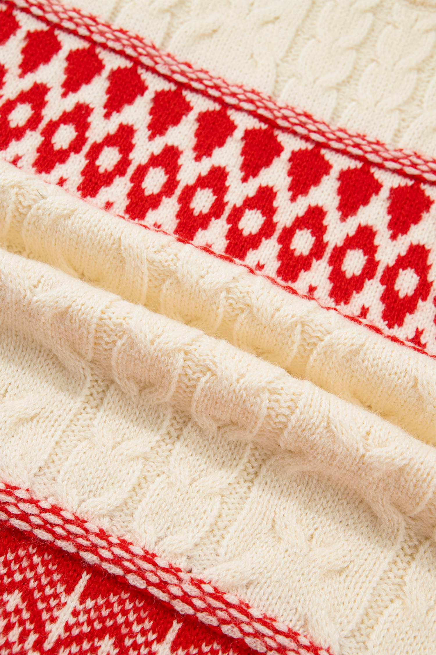 Cable Knit Women's Sweater, Soft Long Sleeve Autumn Wear - Detail View 18