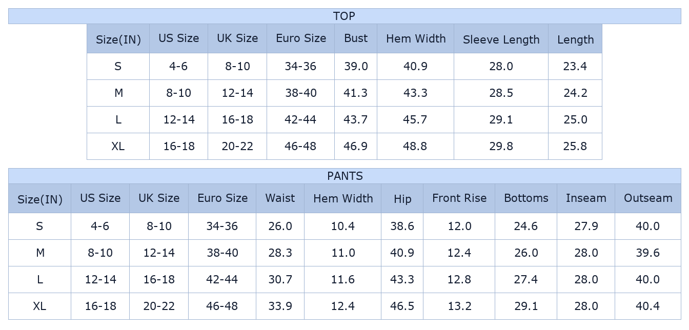 Graphic Cheers Pajama Set, Polka Dot Women's Loungewear - Size Chart & Details