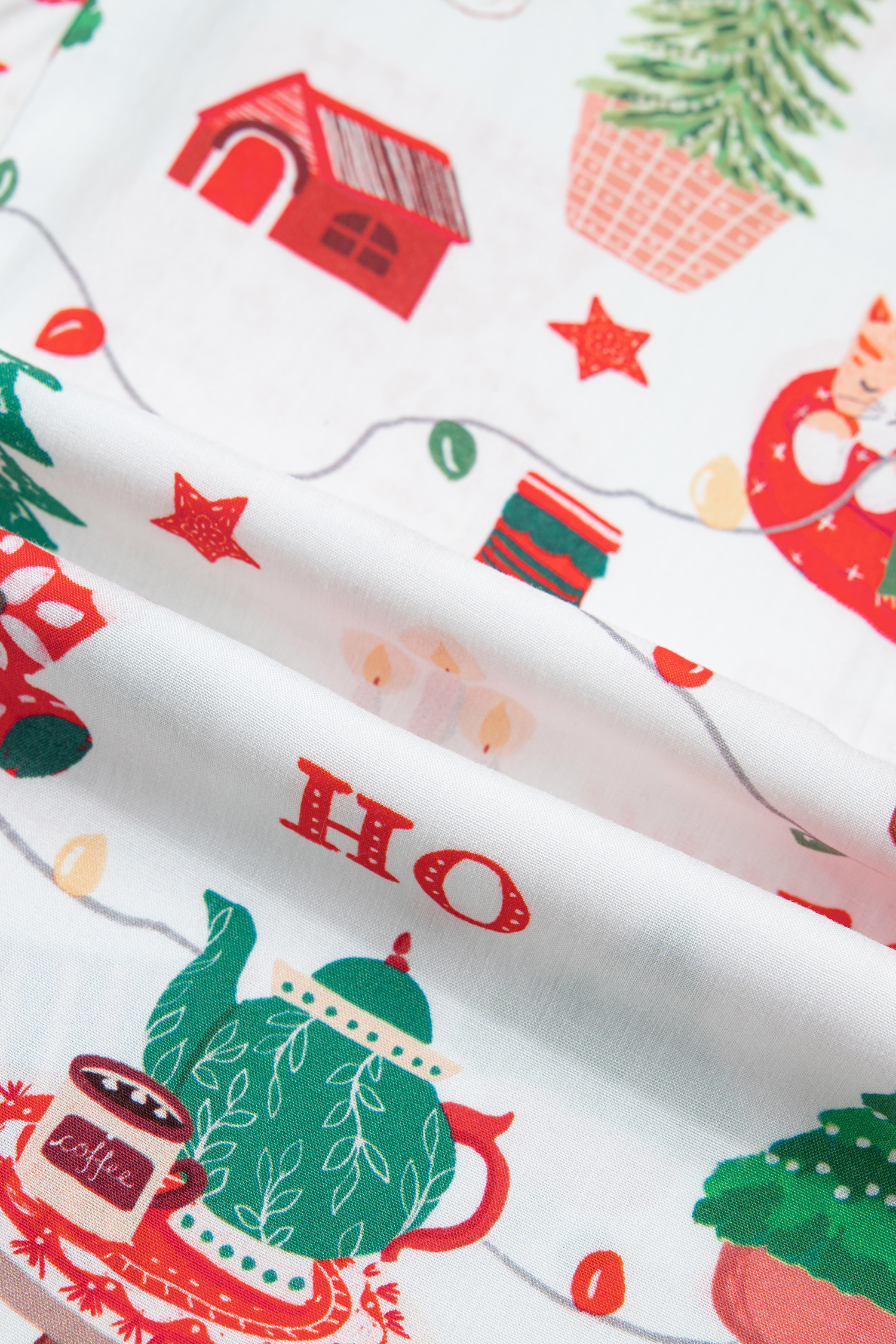 Women's Christmas Pajama Set, Festive Long Sleeve Lounge - Detail View 16