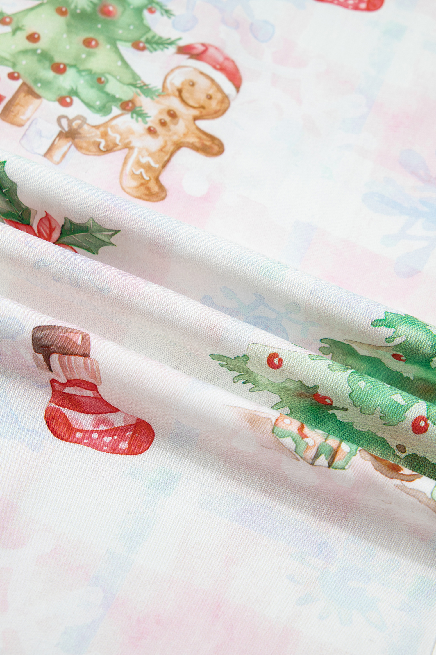 Women's Christmas Pajama Set, Long Sleeve Lounge Top Pants - Detail View 16