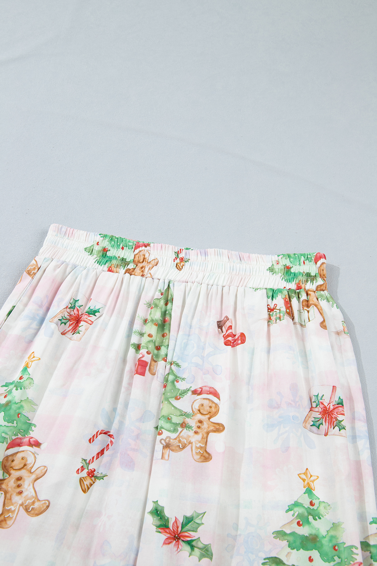 Women's Christmas Pajama Set, Long Sleeve Lounge Top Pants - Detail View 13