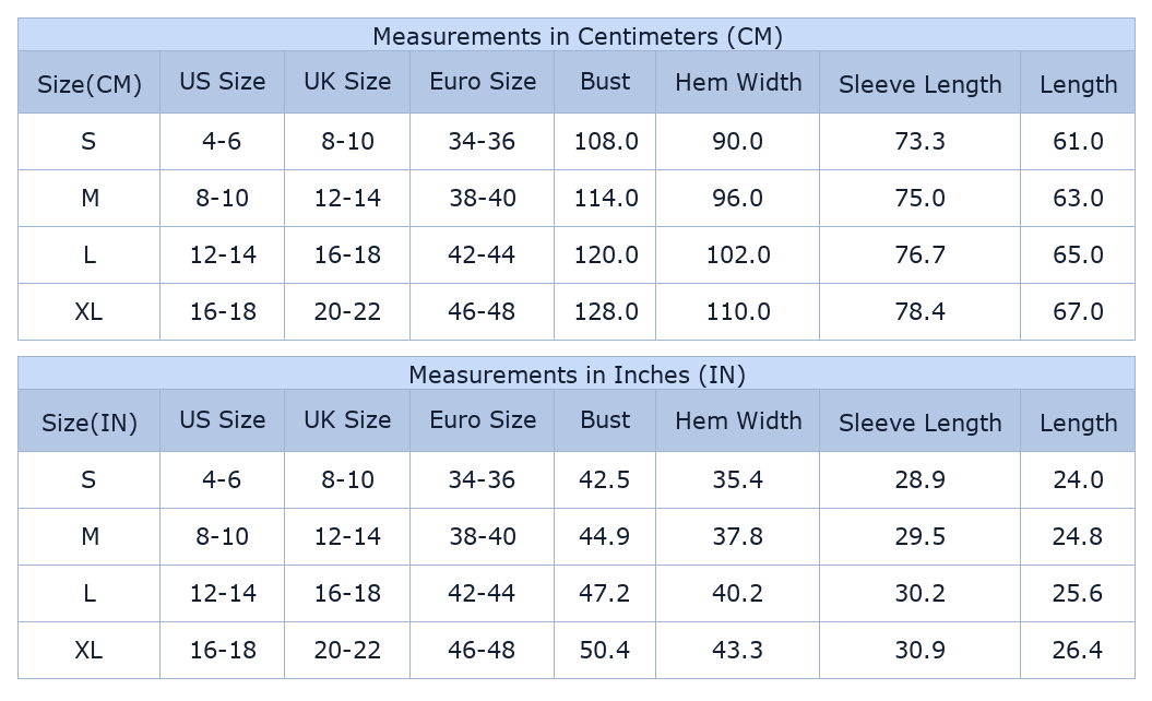 Washed Cotton Zip Jacket, Casual Women's Daily Sweatshirt - Size Chart & Details