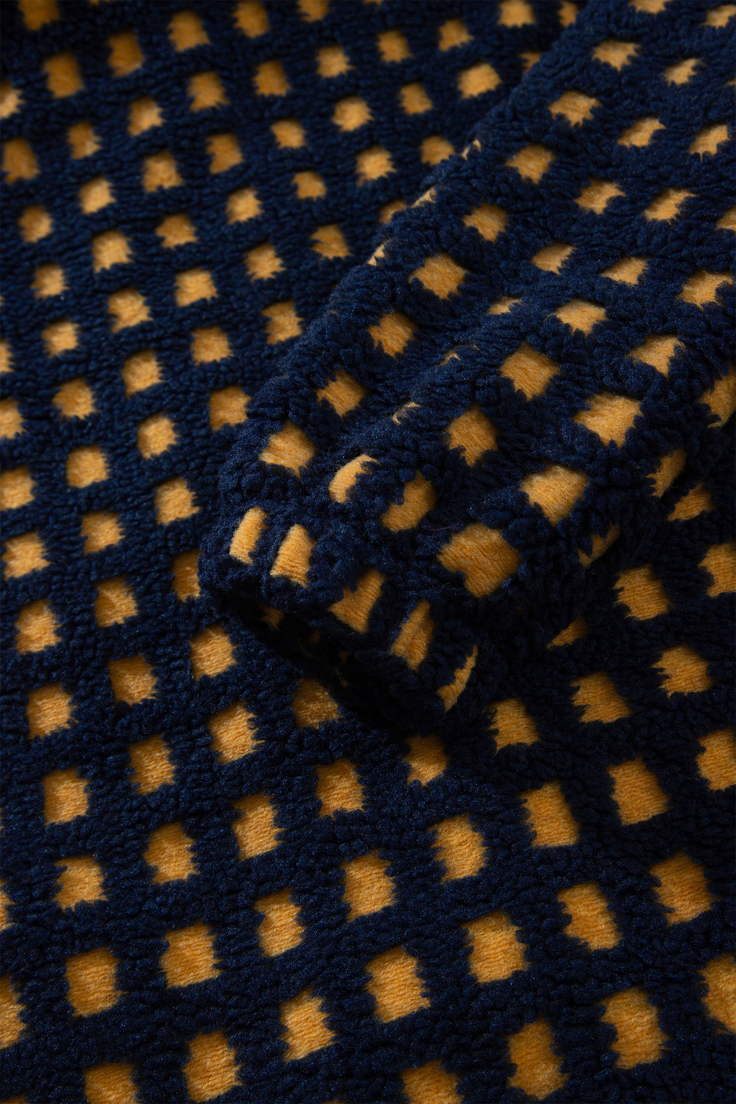 Women's Plaid Sherpa Fleece Jacket, Casual Winter Zip Up - Detail View 10