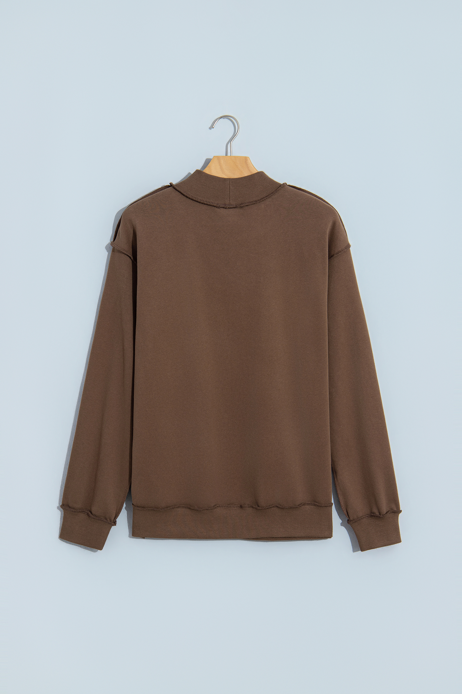 Jesus Saves Slogan Sweatshirt, Women's Fall Stand Neck Top - Detail View 5