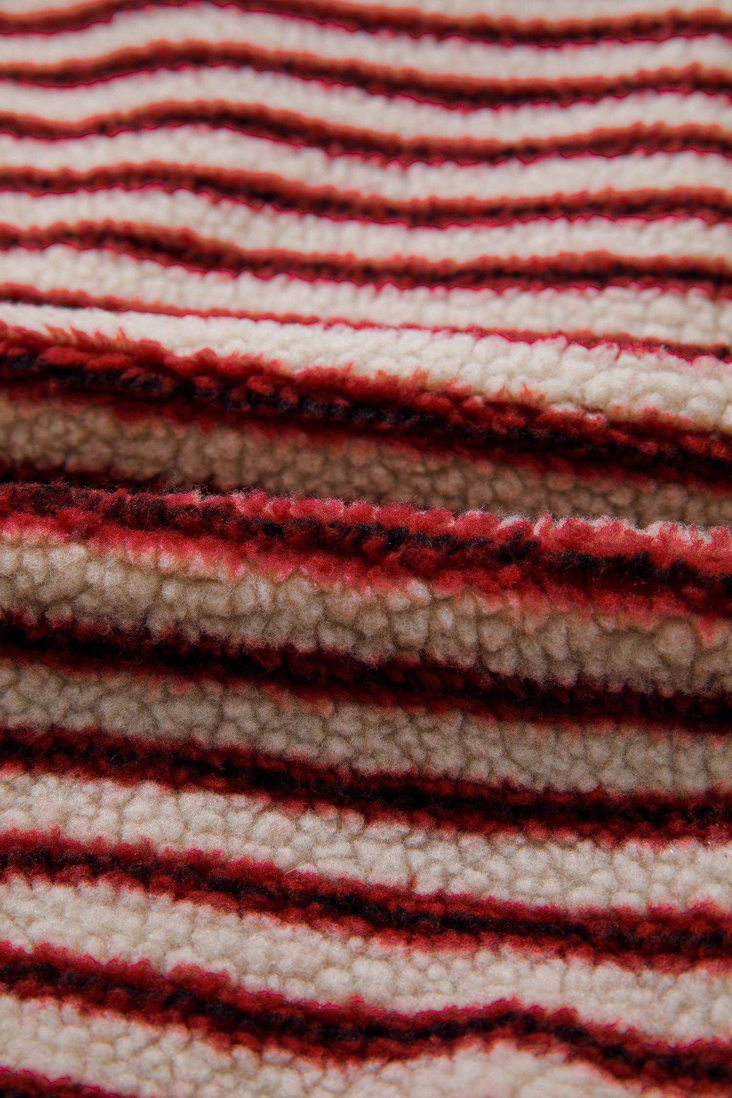 Women's Fuzzy Sherpa Pullover, Warm Button Sweatshirt - Detail View 12