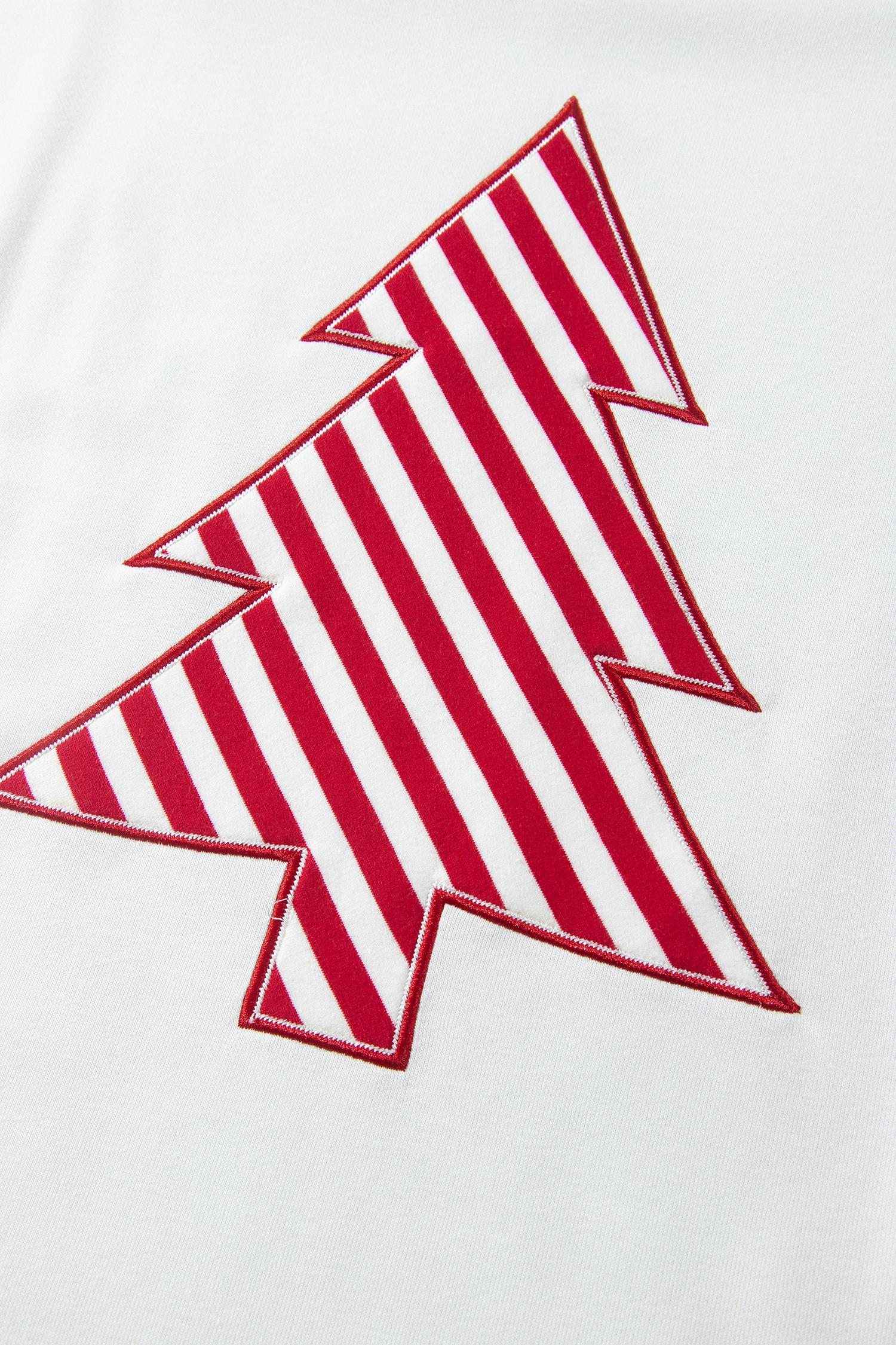 Women's Christmas Puff Sleeve Top, Cozy Cotton Blend Shirt - Detail View 6