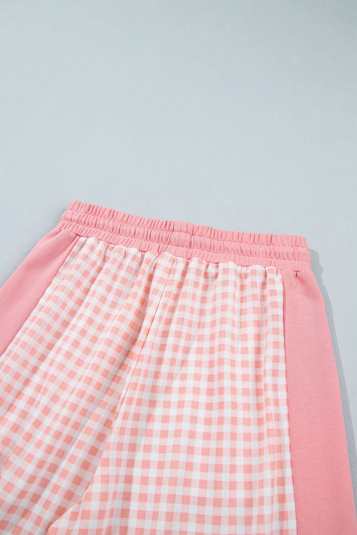 Women's Plaid Pullover Pant Set, Casual Daily Loungewear - Detail View 10