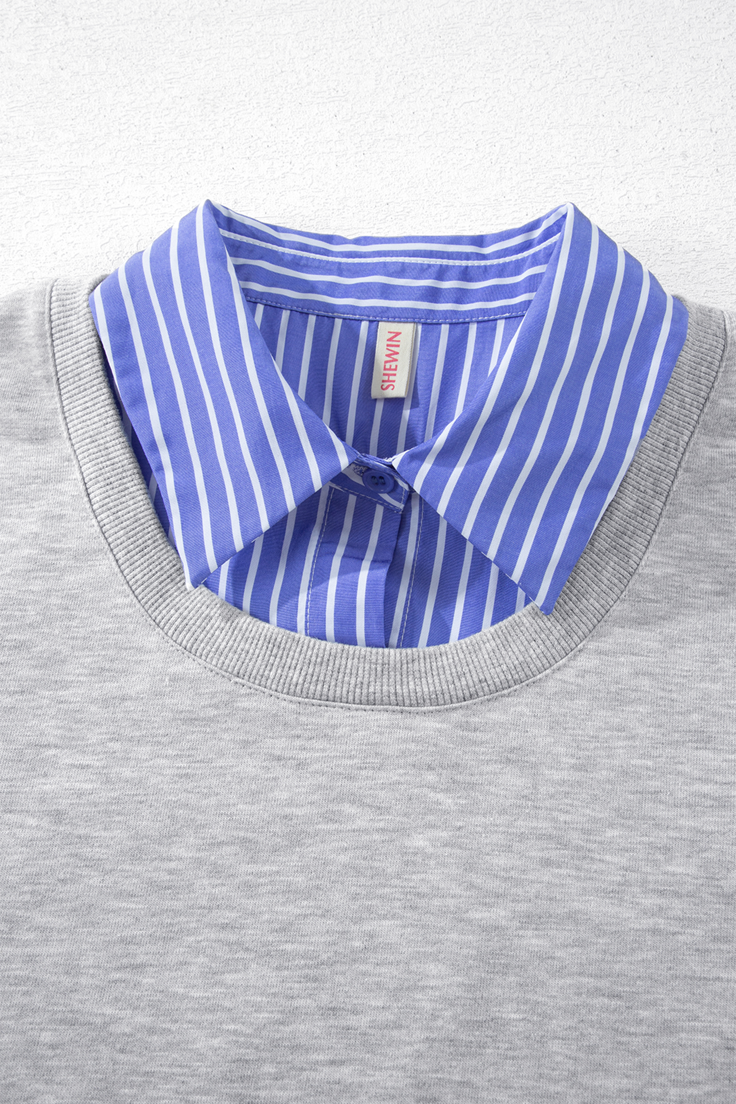 Women 2 in 1 Layered Sweatshirt, Casual Loose Daily Top - Detail View 13