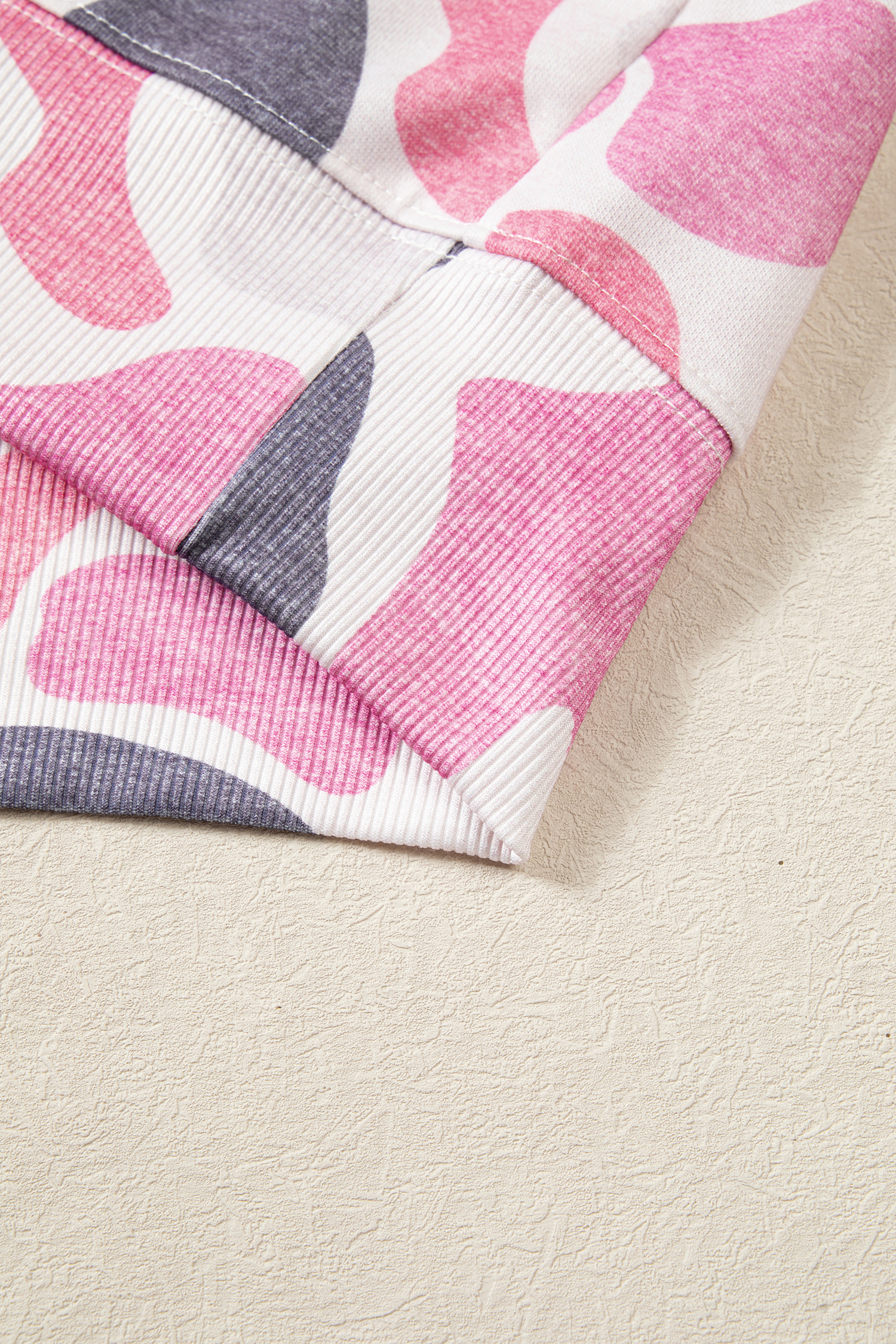 Womens Pink Camo Pullover, Western Howdy Sweatshirt - Detail View 10