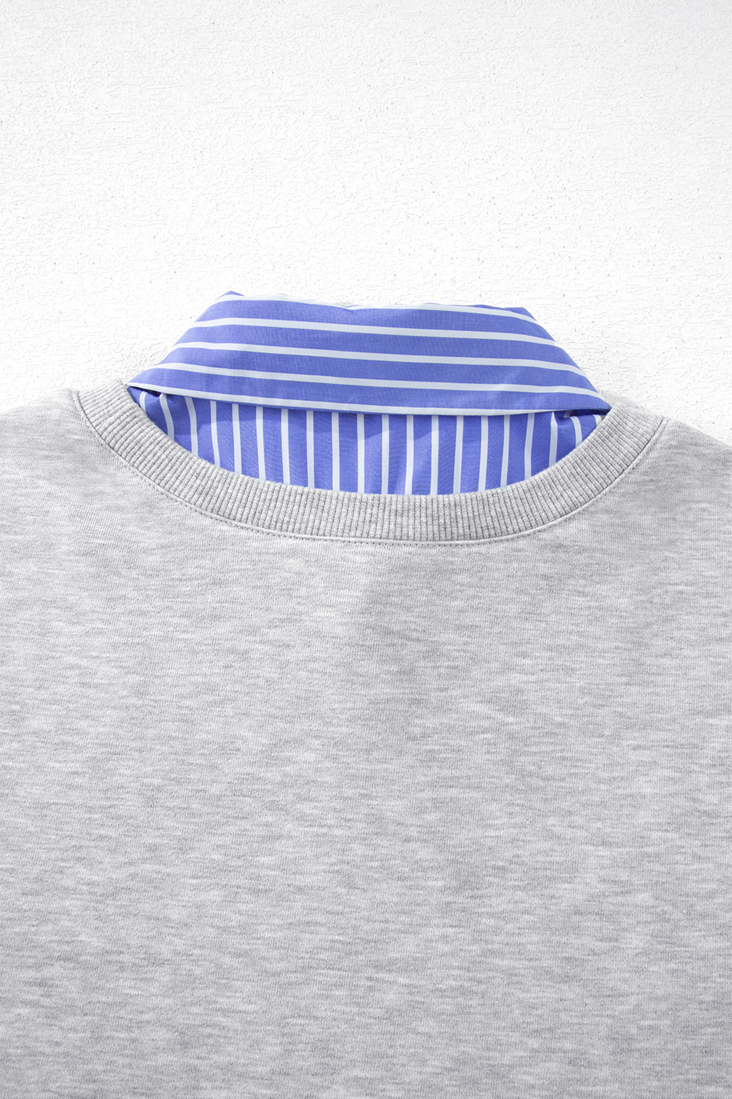 Women 2 in 1 Layered Sweatshirt, Casual Loose Daily Top - Detail View 10