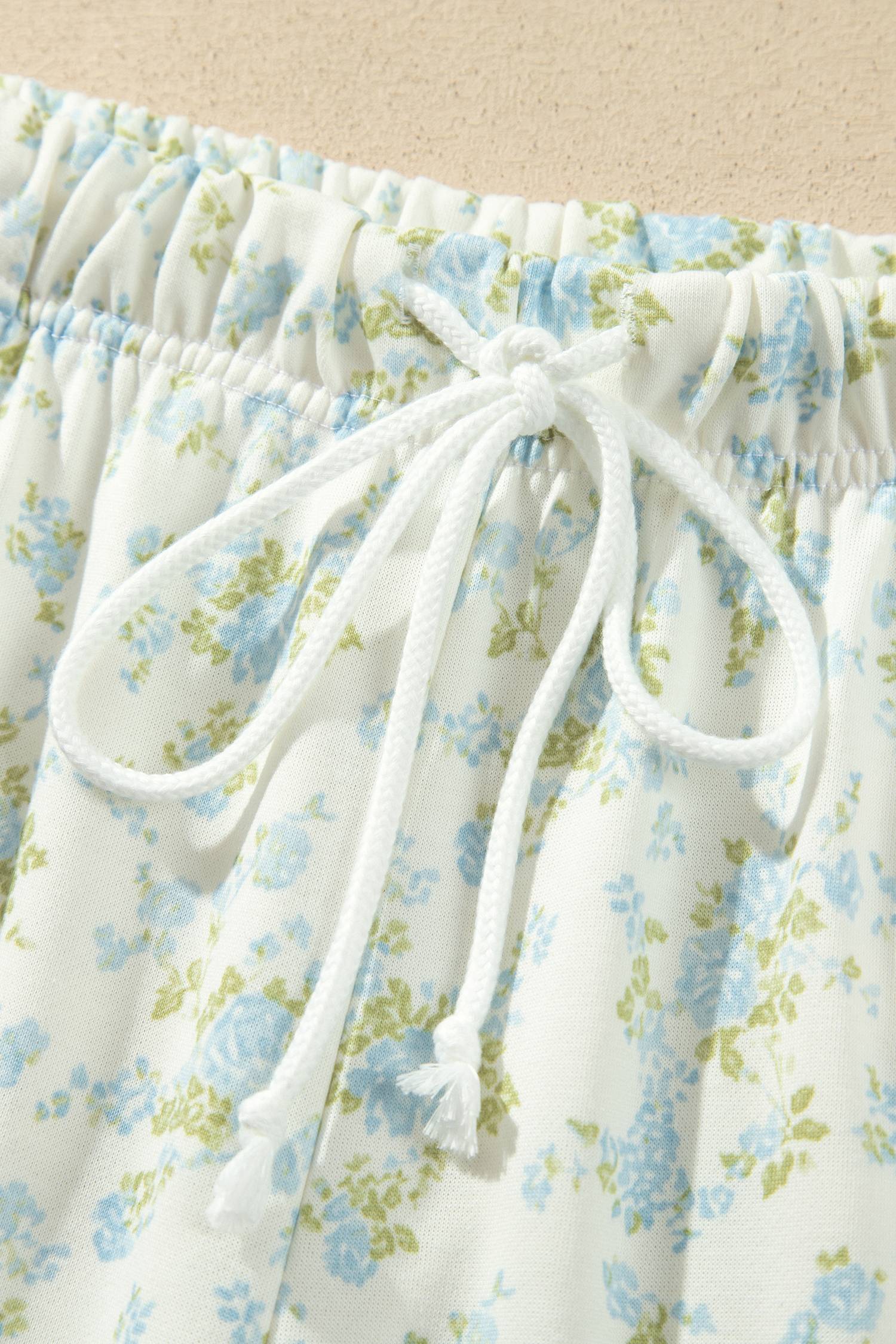 Soft Polyester Wide Leg Set, Casual Daily Lounge Tracksuit - Detail View 12